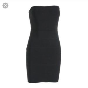 BCBG body con strapless dress